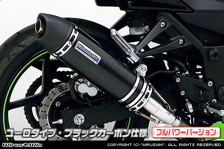 NINJA250 スリップオンマフラー Ninja250 Ninja250R JBK-EX250L EX250K 前期 中期 ニンジャ250