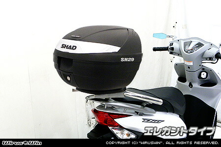 Wiruswin ディオ110 Jf31 Shad製リアボックス付きタンデムバー ウイルズウィン シャッド Udirons Com