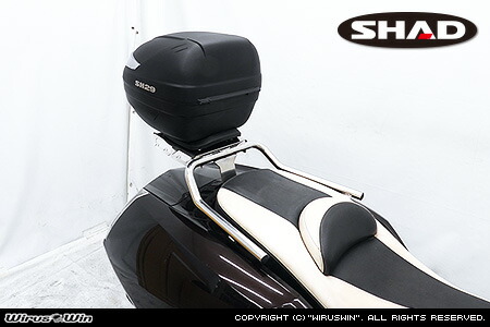 WirusWin★ジェンマ用★ソリッドリアボックス付きタンデムバー