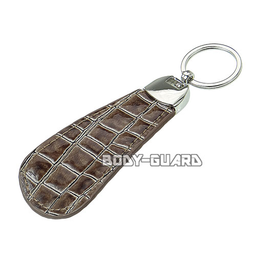 楽天市場 携帯用靴べら クロコダイル柄 ブラウン 携帯 おしゃれ キーホルダー キーリング コンパクト 便利 小型 手軽 持ち運び ファッション 小物 アイテム スマート 蛇柄 ヘビ柄 ステンレス 贈り物 誕生日 記念日 クリスマス プレゼント ボディーガード楽天市場店