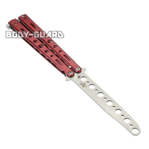 楽天市場】トレーニング用バタフライナイフ ブラック 練習用 刃無し