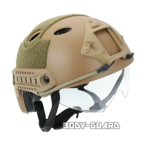 楽天市場】LI-2028タイプ 防弾バイザー ヘルメットシールド 肉厚22mm