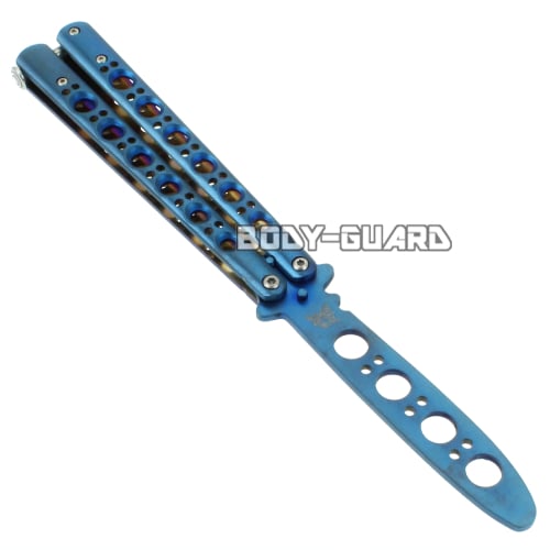 楽天市場】トレーニング用バタフライナイフ タイプ2 ゴールド 練習用