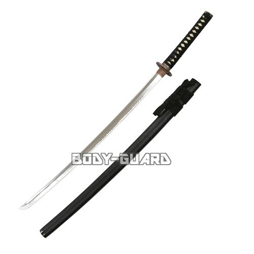 楽天市場 尾形刀剣 日本刀 黒石目 大刀 太刀 模擬刀 模造刀 武器 美術刀剣 美術刀 時代劇 忍者 侍 床の間 刀飾り インテリア 置き物 鞘 小道具 舞台小物 合金 おもしろ雑貨 面白 プレゼント グッズ コスプレ 仮装 ハロウィン ボディーガード楽天市場店