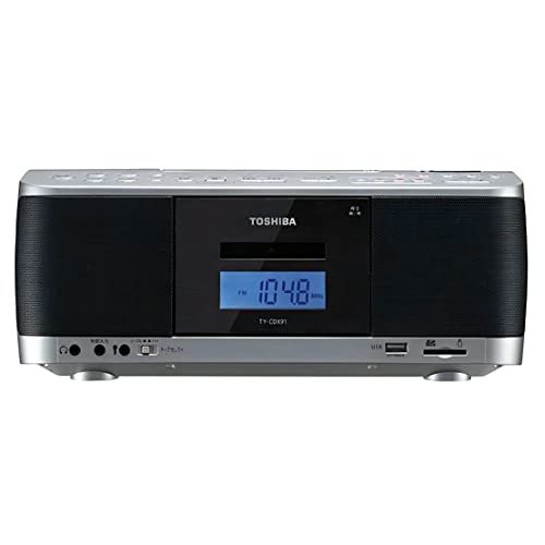 東芝(TOSHIBA) SD/USB/CDラジカセ シルバー リモコン付き TY-CDX91 送料無料