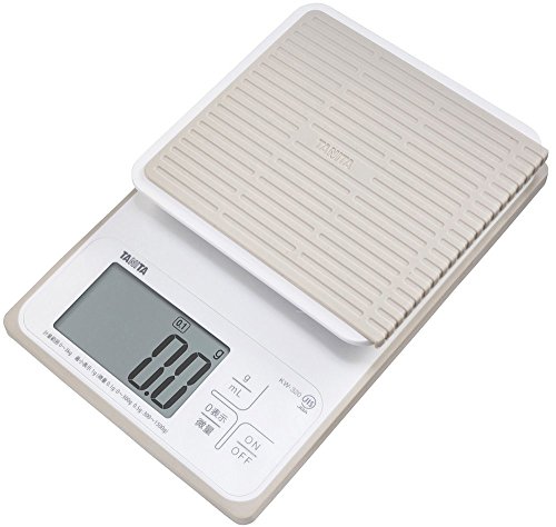 タニタ クッキングスケール キッチン はかり 料理 防水 デジタル 3kg 0.1g単位 KW-320 WH 洗えるキッチンスケール 送料無料