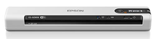 エプソン スキャナー ES-60WW (モバイル/A4/USB対応/Wi-Fi対応/ホワイト) 送料無料