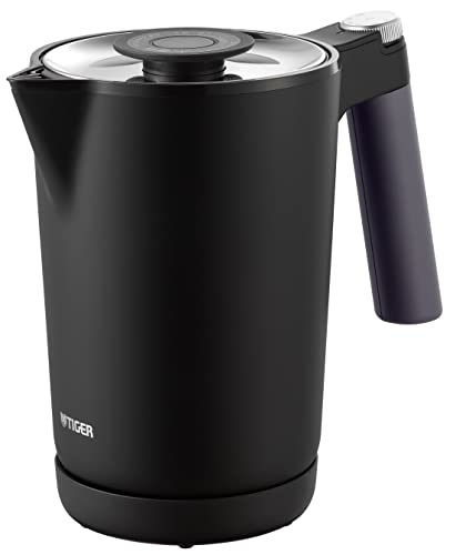 タイガー魔法瓶(TIGER) 電気ケトル 温度調節機能付き 湯沸かし コーヒードリップ ステンレス 1.0L 転倒お湯漏れ防止 カラだき 送料無料