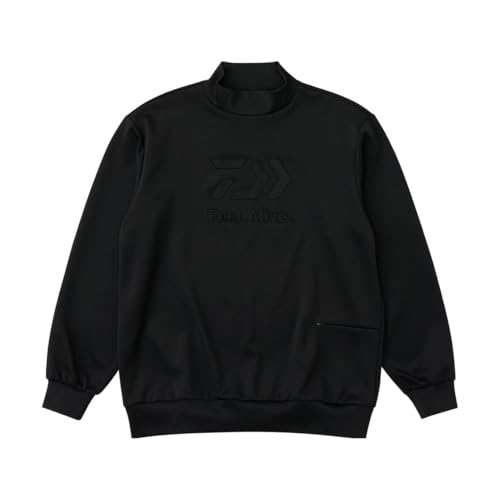 [DAIWA] DANROTECHスウェットモックネック 25DE-8725 レディース 黒いこと WL 貨物輸送無料