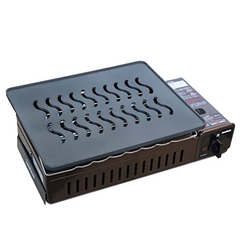 イワタニ 炉ばた焼器 炙家（あぶりや）専用 グリルプレート 大型タイプ 板厚6mm テフロン加工 GP-320-260-06A 送料無料｜SSE販売店