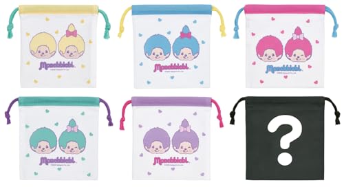 スケーター(Skater) ランチ巾着 お弁当袋 Mサイズ 6枚入 全6種類 ミステリーボックス 日本製 モンチッチ COLORS 73 送料無料