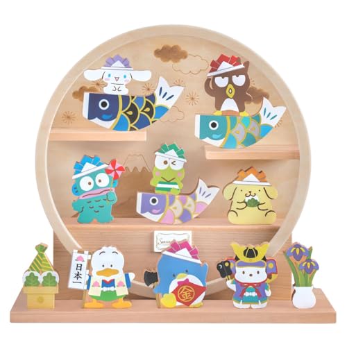 五月人形 木製 サンリオ サンリオキャラクターズ 端午の鯉飾り Moku コンパクト 端午の節句 送料無料｜SSE販売店