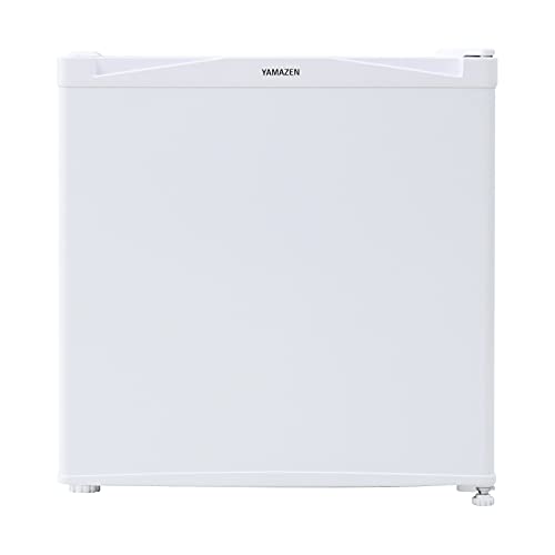 [山善] 冷蔵庫 46L 右開き YFR-51(W) ホワイト 一人暮らし 小型 1ドア 静音 省エネ 製氷スペース付き 送料無料