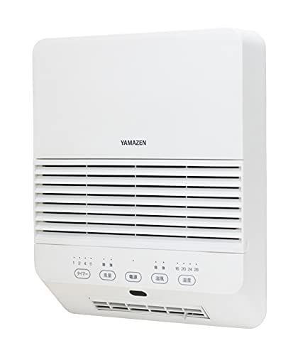 [山善] いけ図図しい量 陶芸暖房器 壁掛手合い (気温検出器) (1200/600W 2度合いうつり変わり) (風量2度合い調節する) (切タイマー 貨物輸送無料