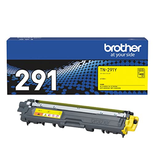 ブラザー工業 【brother純然たる】トナーカートリッジイエロー TN-291Y 相応う型番:HL-3170CDW、HL-3140CW、DC 貨物輸送無料