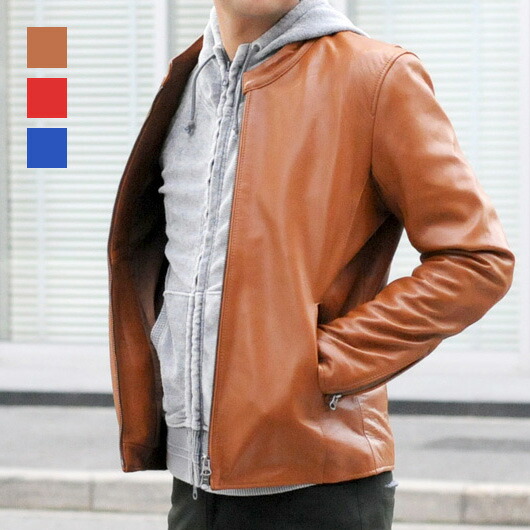 楽天市場】ライダース 本革 リアルレザー ダブルライダース レザー