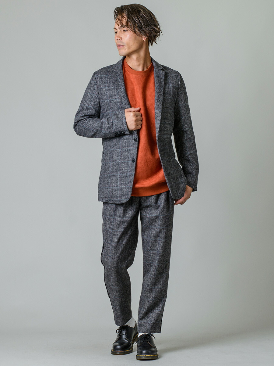 楽天市場 ジャケット メンズ グレンチェック コンサバ系 シンプル 2釦 秋冬 ベージュ グレー ブラック S M L Xl 2l Ll 0 1 2 3 Regievo レジエボ Select Shop Hk エイチケー