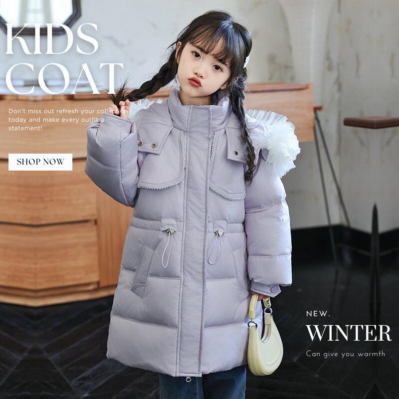 冬 あったか 子供 ダウンコート おしゃれ アウター キッズ 可愛い 冬服 子供服 ダウンジャケット 女の子 暖かい 防寒 冬 コート