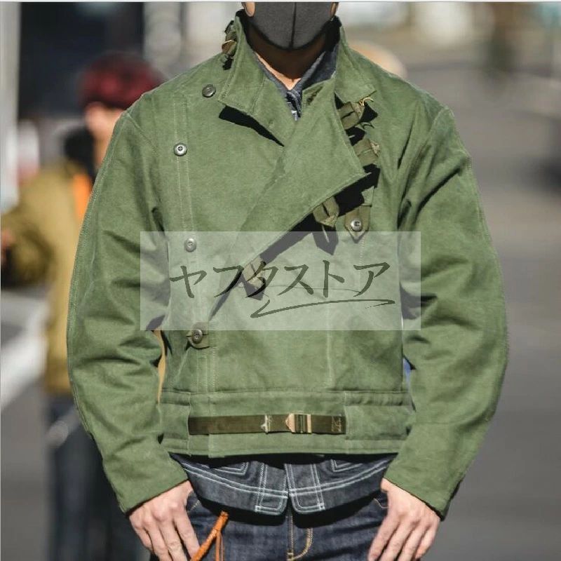 ライダース フライト 新品モーターサイクルジャケット スウェーデン軍 復刻 キャンバス
