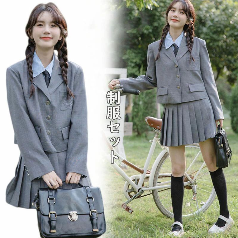 背広 御姉さん 卒服 韓国 はいり込む式 背広 小学生 160 フォーマルスーツ なんちゃってユニフォーム 3点仕掛ける 気が大きい大きさ ユニフォーム 灰