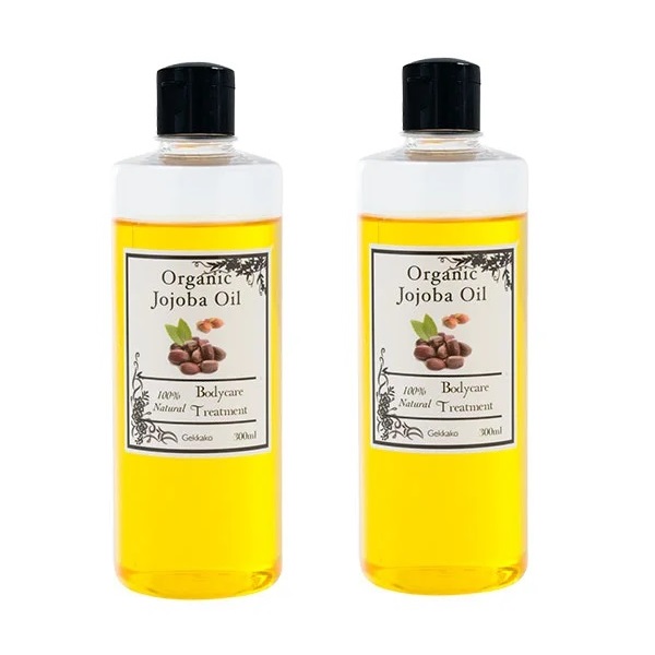 月下香 オーガニック ホホバオイル ゴールデン 300mL 2本セット
