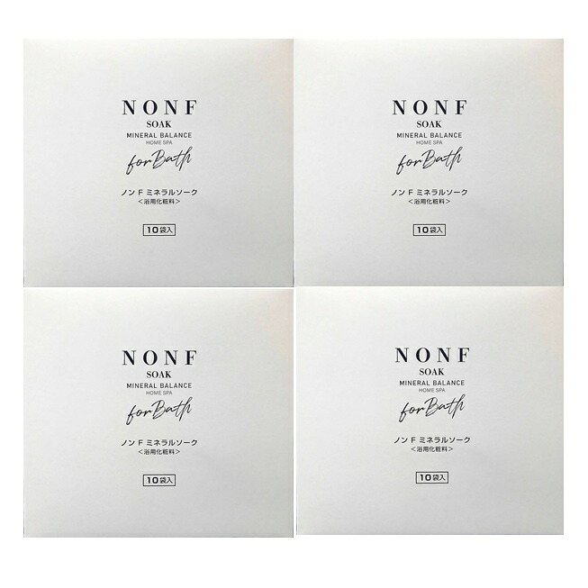 マッコイ ノンF ミネラルソーク 10袋 4個セット(40袋)
