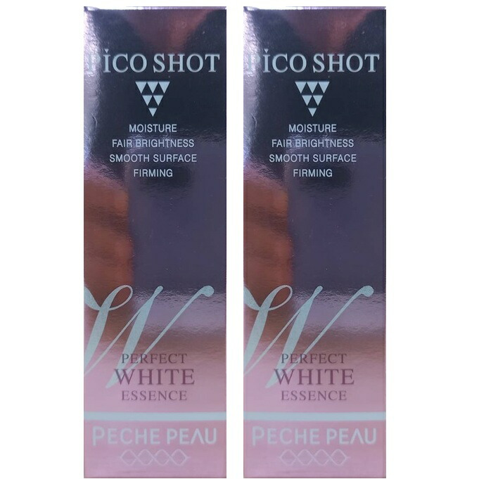 PECHE PEAU ピーチポウ ピコショット パーフェクトホワイトエッセンス30ml 2本