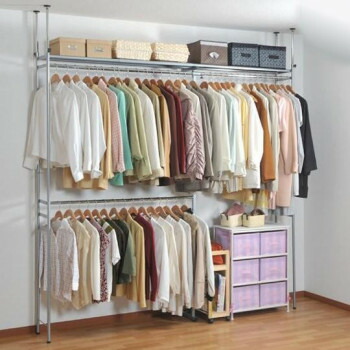 激安な ツッパリクローゼットハンガーラック 奥行30cm ハイタイプ おしゃれ 雑貨 生活 スーパーワイド シルバーメタリック Sk 80h おしゃれ 人気 送料無料 な お得 Sw Abtr D Qbdworks Com