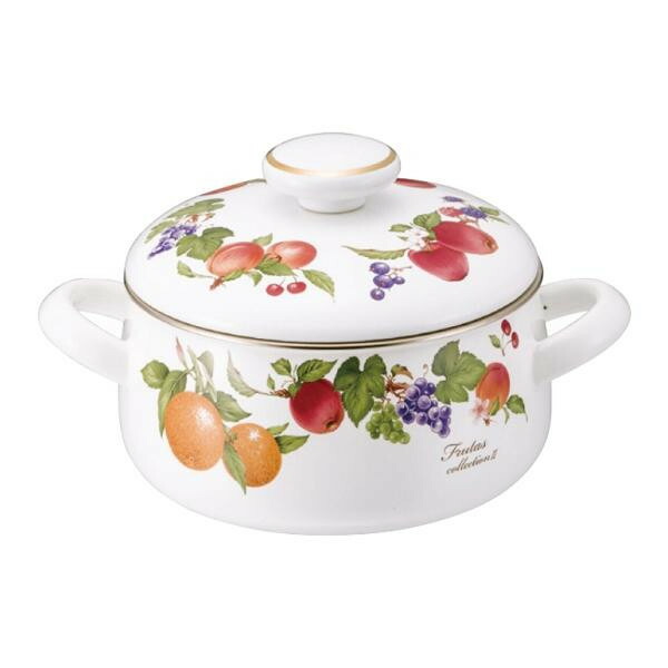 柔らかい アイデア 便利 グッズ 鍋 パン フルータスコレクションii 両手鍋18cm Ftc 18w 6154 023 フルーツ柄の華やかなデザイン お得 な全国一律 送料無料 50 Off Allobledi Ifm Tn
