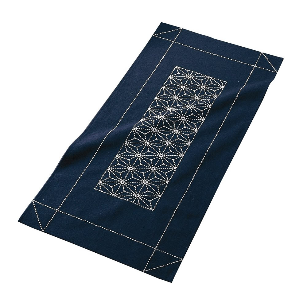 楽天市場】津軽 こぎん刺し 模様手作りキット ミニテーブルセンター