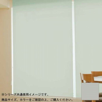 タチカワ ファーステージ ロールスクリーン オフホワイト 幅70 × 高さ180 cm プルコード式 TR-1009 スモーク サイズ 個装サイズ