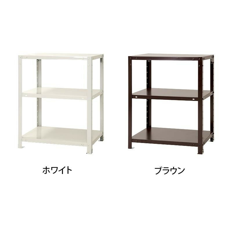 おすすめの 便利アイテム 通販 スマートラック NSTR-236 間口600×奥行400×高さ750mm 3段 ホワイト 使いやすい 一人暮らし 新生活