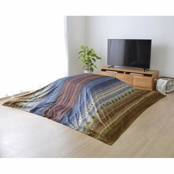 おしゃれ家具 通販 こたつ上掛けカバー 長方形 ギャッベ柄 約210×320cm マルチ 5194099 お洒落な おしゃかわ 雑貨