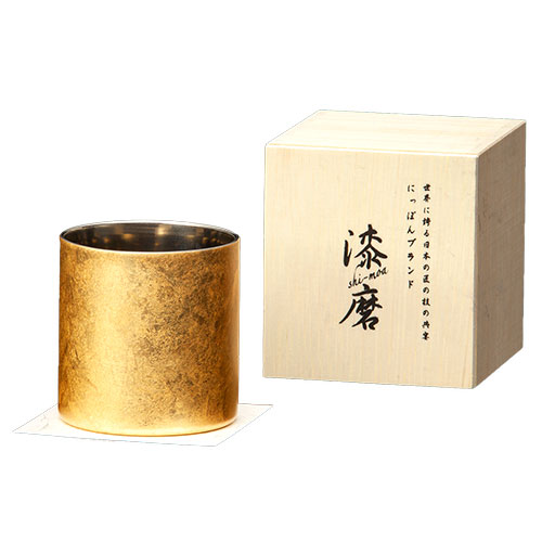 人気 にんき ninnki 御歳暮 イベント みやげ 挨拶 お得 な送料 おみやげ 贈り物 クリスマス お歳暮 可愛い おしゃれ ウチキ 漆磨 漆塗りカップ 箔衣(はくごろも) ロックカップ (二重構造) SCW-R801 お得 な 人気