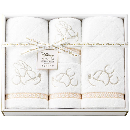 アイデア 便利 グッズ ディズニープレミアム フェイス ウォッシュタオルセット ホワイト 1110 087 お得 な全国一律 送料無料 70 以上節約