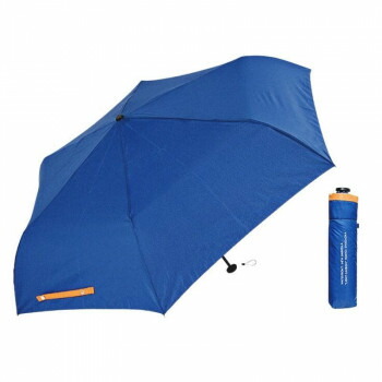 「LIGHT CARBON」TOKYO JIYUGAOKA(吸水ケース付) 折りたたみ傘 Navy Orange BCCSFA-3F53-UH-NO