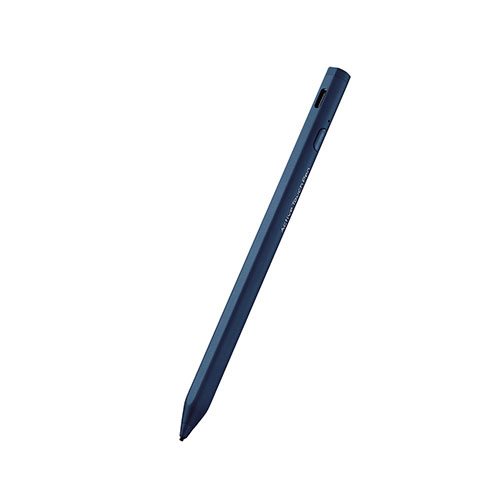 タッチペン 関連商品 エレコム タッチペン スタイラス リチウム充電式 汎用 磁気吸着 USB-C充電 ペン先交換可能 ペン先付属なし ネイビー P-TPACST03NV オススメ 送料無料