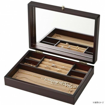 茶谷産業　日本製　木製ジュエルケース(アクセサリーケース)　017-805 家具 収納 ラック | 関連単語 スチールラック 壁面収納 隙間収納 パントリーラック 扉付き収納 テレビボード 本棚 引き出し収納 キャビネット ハンガーラック スリムラック ワゴン