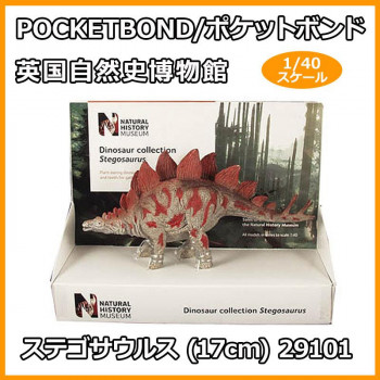 POCKETBOND/ポケットボンド 英国自然史博物館 ステゴサウルス (17cm) 29101 知育 幼児 | お風呂おもちゃ 水鉄砲 スポンジブロックベビー 新生児 出産祝い ベビー用品 ベビーギフト 出産準備 ベビーグッズ ベビー服 吸盤おもちゃ フロート遊び 浮かぶ動物 水車