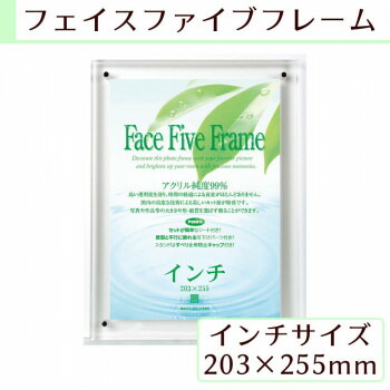にんき 人気 おすすめ 定番 冬  春 孫 冬 新生活 ギフト 寒さ 対策 プレゼント A.P.J フェイスファイブフレーム インチサイズ(203×255mm)対応 クリア 0030726962