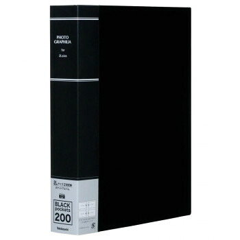ナカバヤシ フォトグラフィリア 2段ポケット 2L判 200枚収納 ブラック PH2L-1020-D 家具 収納 ラック | 関連単語 キッチンラック テレビボード オープンラック スリムラック パントリーラック ディスプレイラック フリーラック キャビネット 隙間収納 マガジンラック