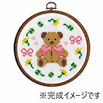 オリムパス　ししゅうキット　テディベア　7419 趣味 ハンドメイド 手芸 | 関連単語 ミシン 型紙 糸 ボタン ワッペン ファスナー レース ビーズ テープ 名入れ 彫刻 刻印 名入れギフト レーザー彫刻 オーダーメイド 記念品 名入れプレゼント メッセージ刻印