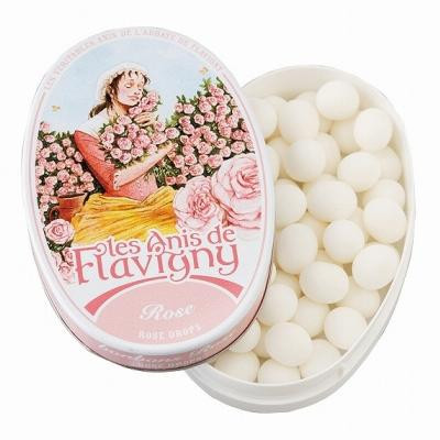 にんき 人気 おすすめ 定番 冬 春 孫 冬 新生活 ギフト 寒さ 対策 プレゼント Anis de Flavigny(アニス・ド・フラヴィニー)　キャンディ　ローズ　50g×12個