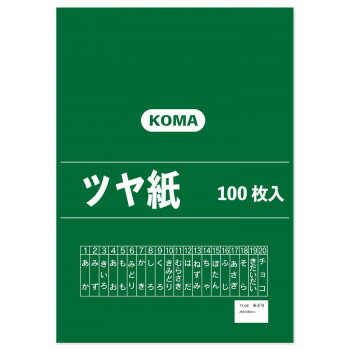 一般受け おすすめ 定番 冬 新生きて行く 差し上げ物 寒さ 打つ手 差し上げ物 ツヤ紙 100枚入 みどり TY-06 1 仕掛ける