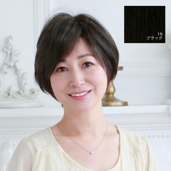 プリシラ 白髪かくしウィッグ 分け目タイプ ブラック ST-005-1N 髪 髪の毛 ヘアー 頭皮 美容 抜け毛 枝毛 | 関連単語 頭皮ブラシケア ヘアケアオイル ナイトヘアケア 髪の毛ブラシ 髪用美容液ケア ヘアスタイリング 髪質コントロール ヘアサポート 髪補修 髪の毛ケア