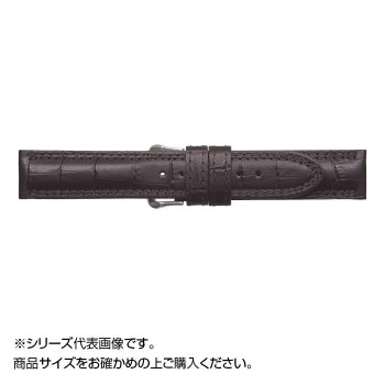 MIMOSA(ミモザ) 時計バンド IT型押ワニ 19mm ダークブラウン (美錠:銀) CIT-B19 時計 時短 時間 | 関連単語 便利 グッズ 男 女 ケース バンド デジタル アナログ 電池 腕時計 クォーツ 軽量 かっこいい 可愛い 電子 置き掛け メンズ レディース おしゃれ