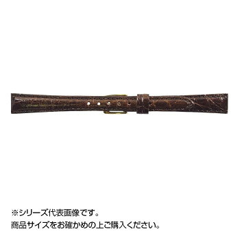 MIMOSA(ミモザ) 時計バンド DM腹ワニ 13mm ダークブラウン (美錠:金) WDM-B13 時計 時短 時間 | 関連単語 アイディア ベルト 壁掛け 電波 アイデア商品 便利 グッズ 男 女 ケース バンド デジタル アナログ 電池 腕時計 クォーツ 軽量 かっこいい 可愛い 電子