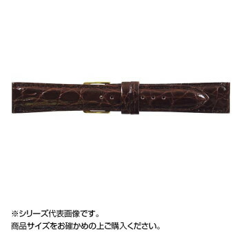 MIMOSA(ミモザ) 時計バンド DM腹ワニ 19mm ダークブラウン (美錠:金) WDM-B19 時計 時短 時間 温度 | 関連単語 電池 腕時計 クォーツ 軽量 かっこいい 可愛い 電子 置き掛け メンズ レディース おしゃれ アイディア ベルト 壁掛け 電波 アイデア商品 便利 グッズ 13,032円