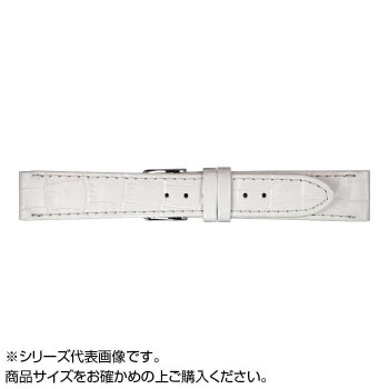MIMOSA(ミモザ) 時計バンド P型押ワニ 22mm ホワイト (美錠:銀) CP-WH22 時計 時短 時間 | 関連単語 アイディア ベルト 壁掛け 電波 アイデア商品 便利 グッズ 男 女 ケース バンド デジタル アナログ 電池 腕時計 クォーツ 軽量 かっこいい 可愛い 電子 置き掛け