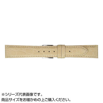 MIMOSA(ミモザ) 時計バンド PRA型押ワニ 18mm ベージュ (美錠:銀) CPR-BJ18 時計 時短 時間 | 関連単語 おしゃれ アイディア ベルト 壁掛け 電波 アイデア商品 便利 グッズ 男 女 ケース バンド デジタル アナログ 電池 腕時計 クォーツ 軽量 かっこいい 可愛い
